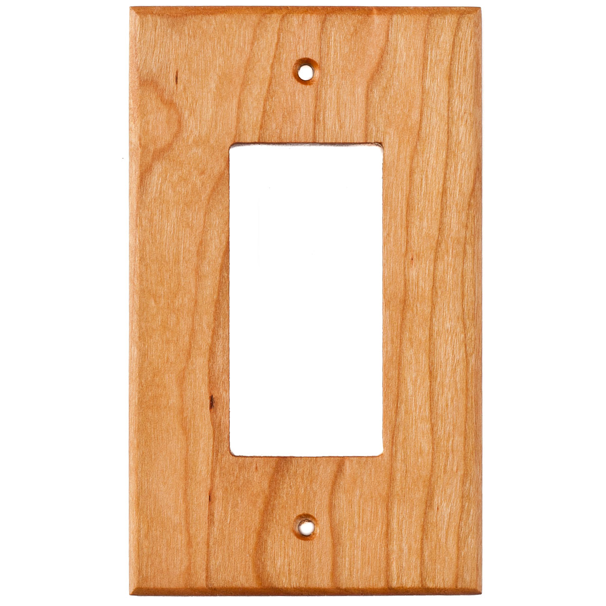 Maple Wood Wall Plate - 2 Gang Duplex Outlet Cover - Virgin Timber Lumber